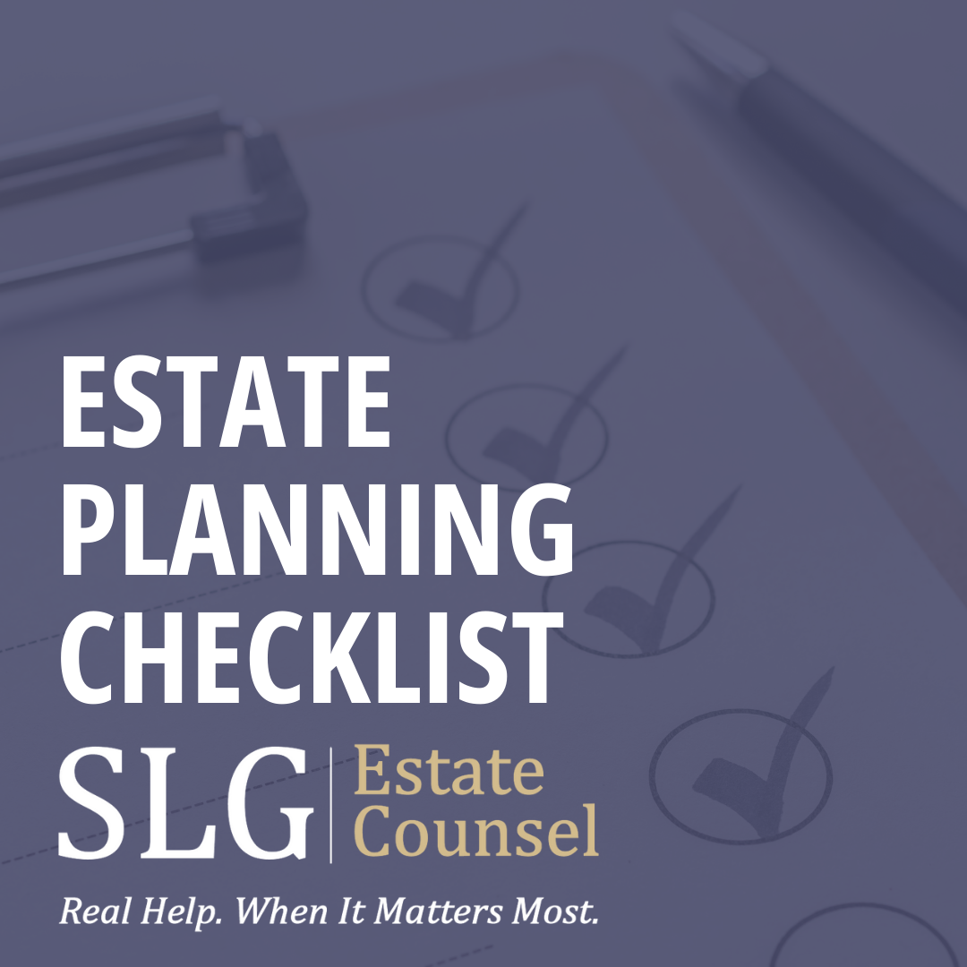Estate Planning Checklist
